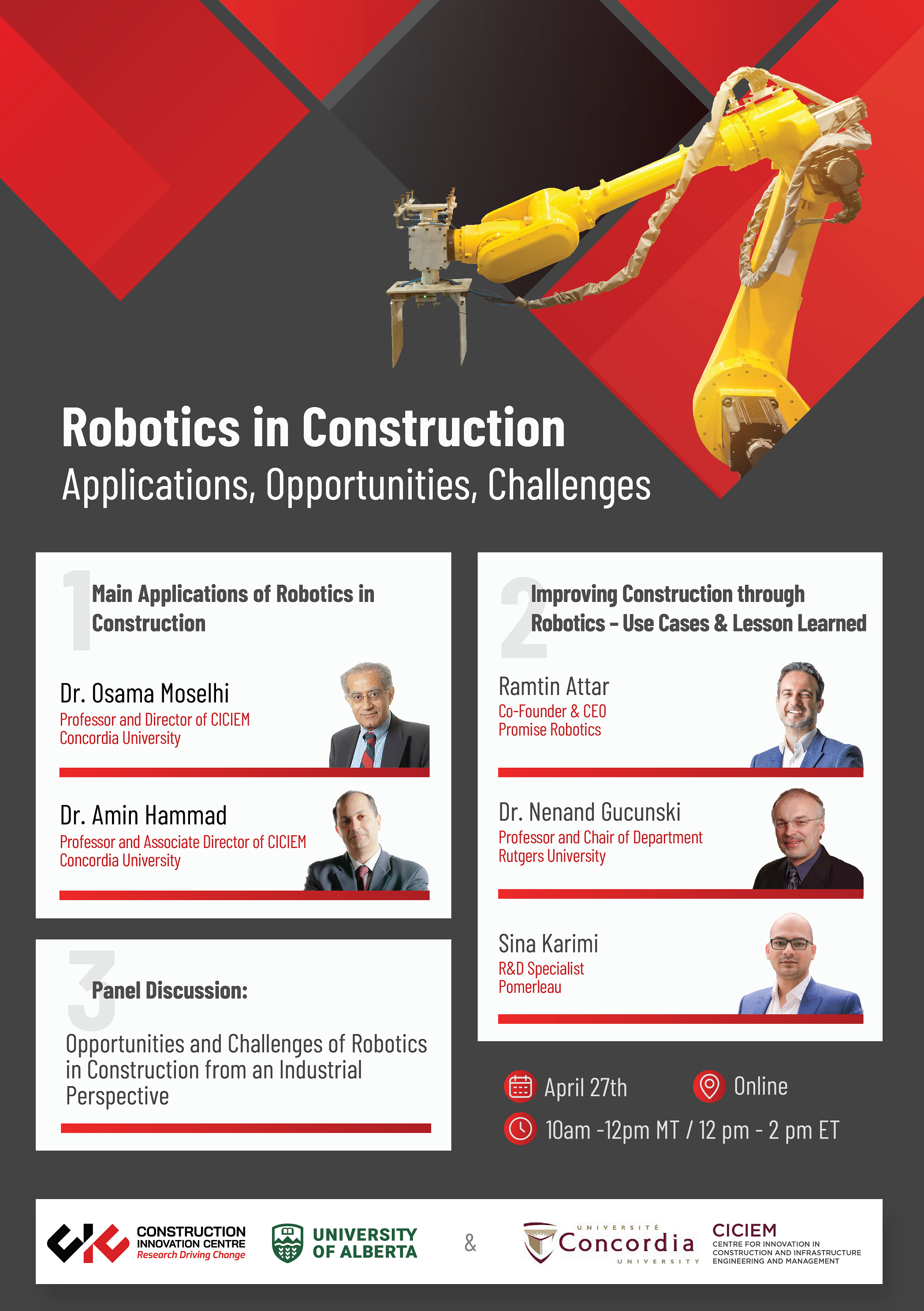 Robotics in Construction Seminar